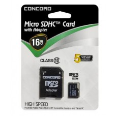 CONCORD C-M16 Hafıza Kartı Micro Sd 16GB Class10